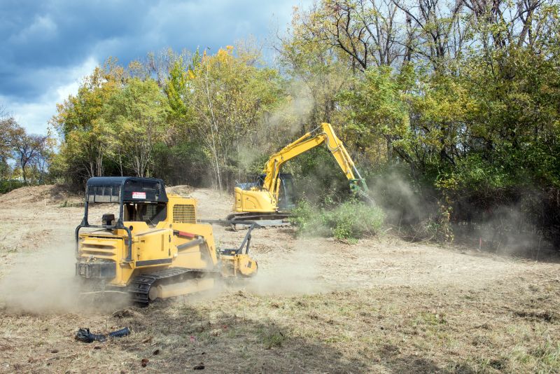 Land Clearing Equipment in Action