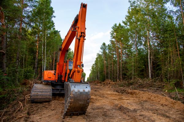 Backhoe Land Clearing in Ellijay